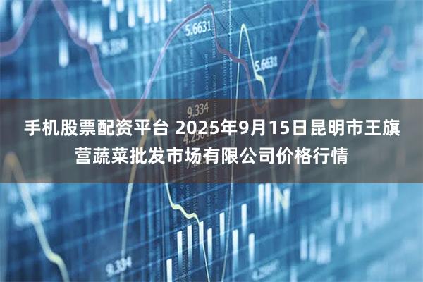 手机股票配资平台 2025年9月15日昆明市王旗营蔬菜批发市场有限公司价格行情
